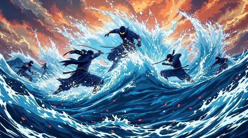 海潮忍者 影视封面，深海蓝调影院久久视频